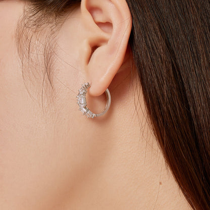 [AuraEcho]Dazzling Colorful Emerald Cut Daily Earrings