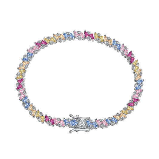 [AuraEcho]Ornate Sparkling Multi Cut Party Bracelet