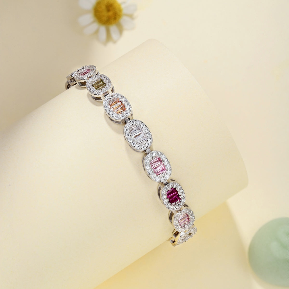 [AuraEcho]Exquisite Ornate Emerald Cut Daily Bracelet