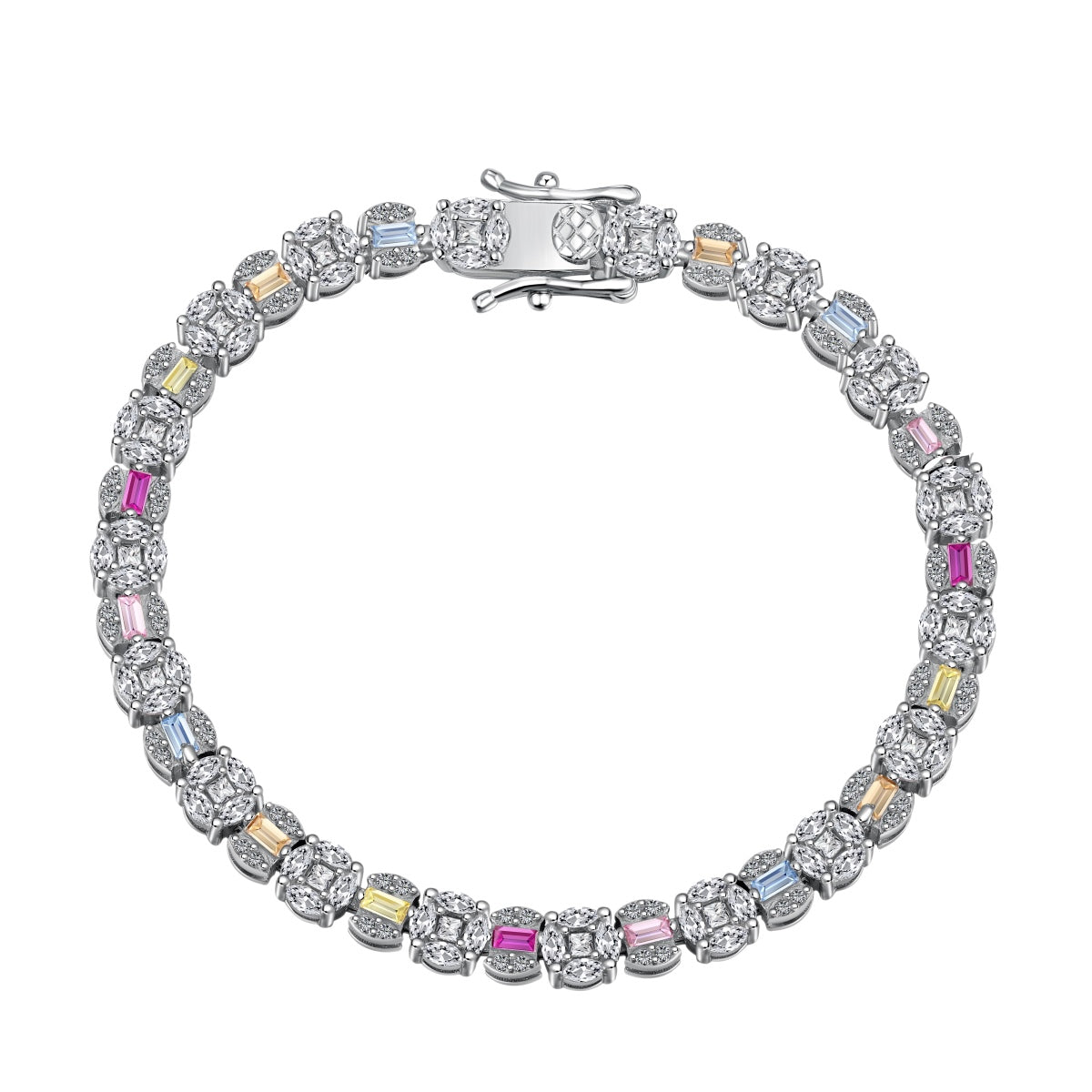 [AuraEcho]Dazzling Radiant Multi Cut Daily Bracelet