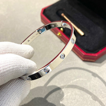 [AuraEcho]LOVE BRACELET 6.1MM 10 DIAMONDS